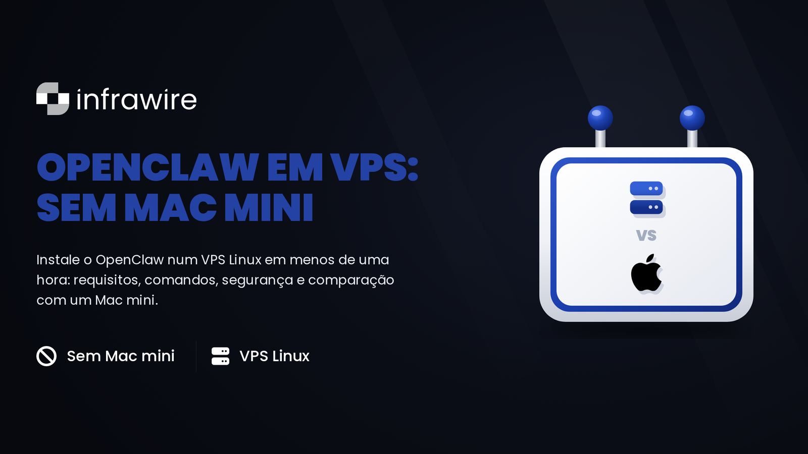 OpenClaw em VPS: instalação completa, sem Mac mini