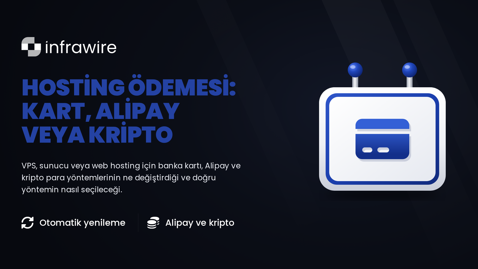 Hosting ödemesi: kart, Alipay ve kripto para karşılaştırması